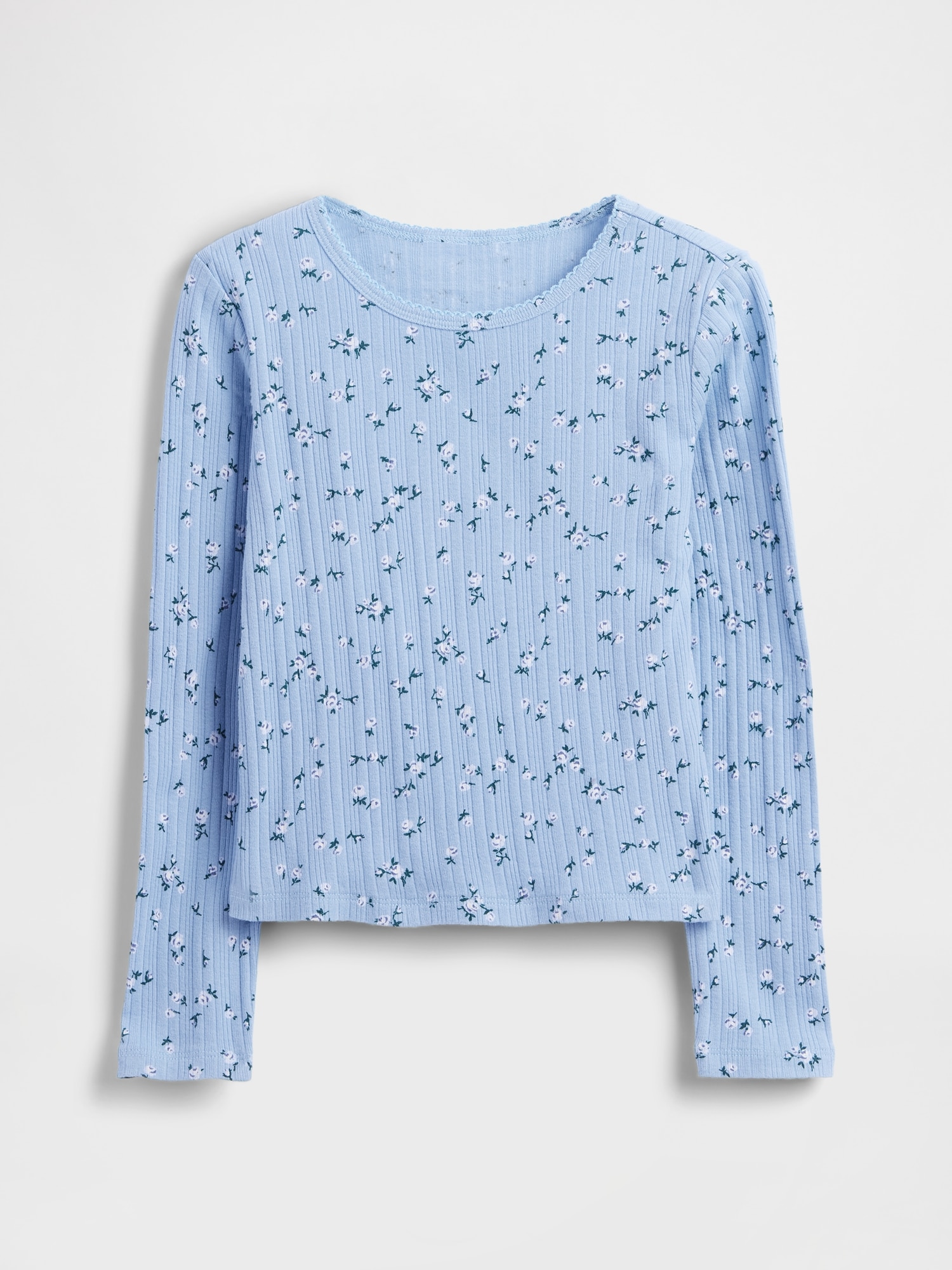 リブTシャツ (キッズ)-1