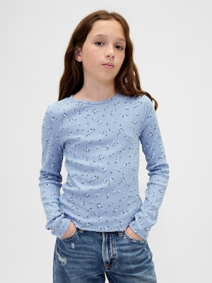 リブTシャツ (キッズ)