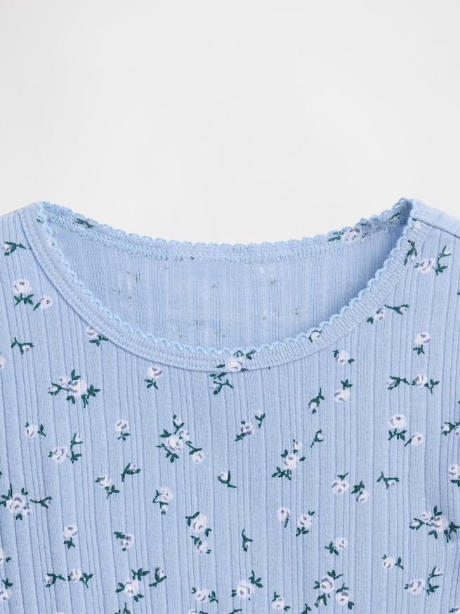 リブTシャツ (キッズ)-4