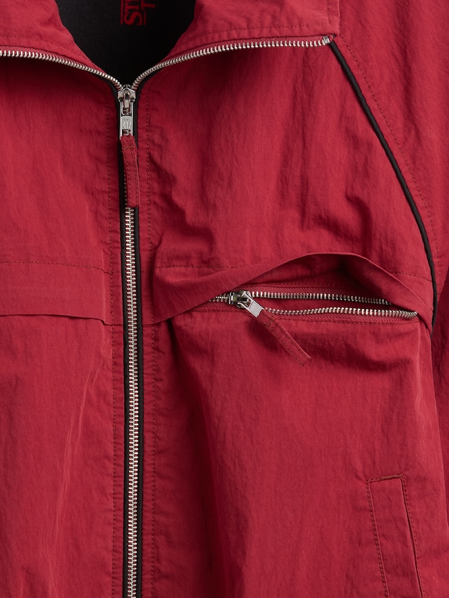 ストレンジャー・シングス フランネル裏地 トラックジャケット-5