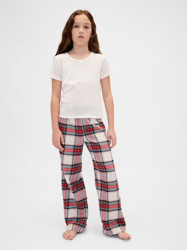 リサイクル フランネル パジャマパンツ (キッズ)-3