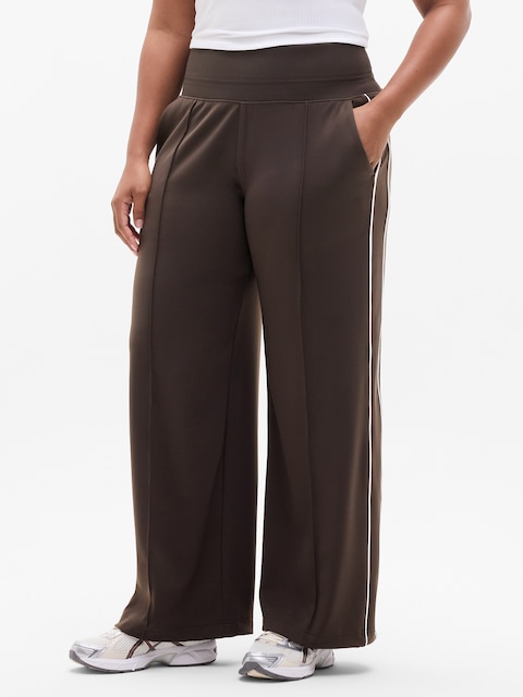 Venice High Rise Track Stripe Wide Leg Pant