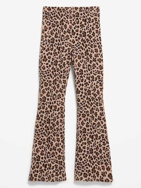 High-Waisted Flared Leggings for Girls