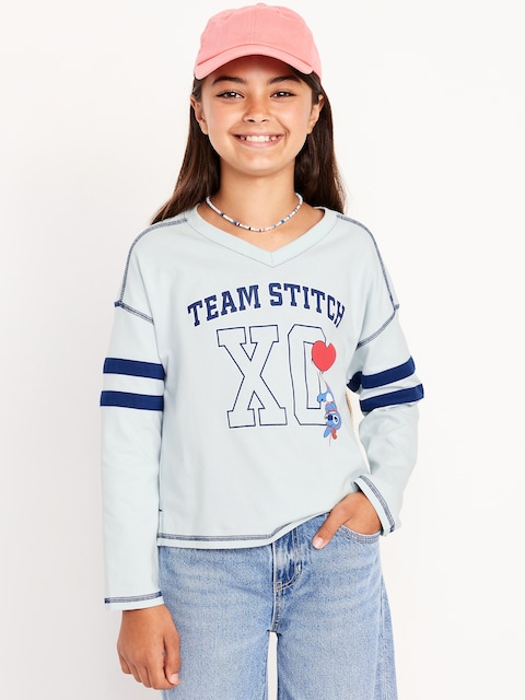Disney© Stitch Long-Sleeve T-Shirt for Girls