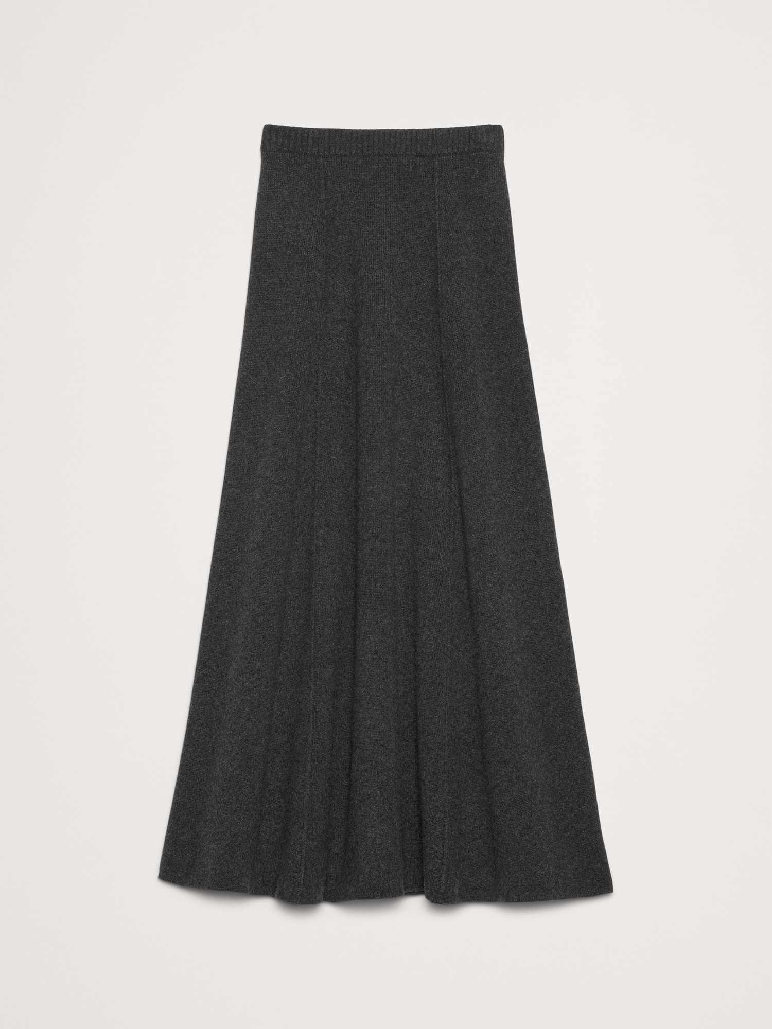 メリノ コットン ミディ ニットスカート-3