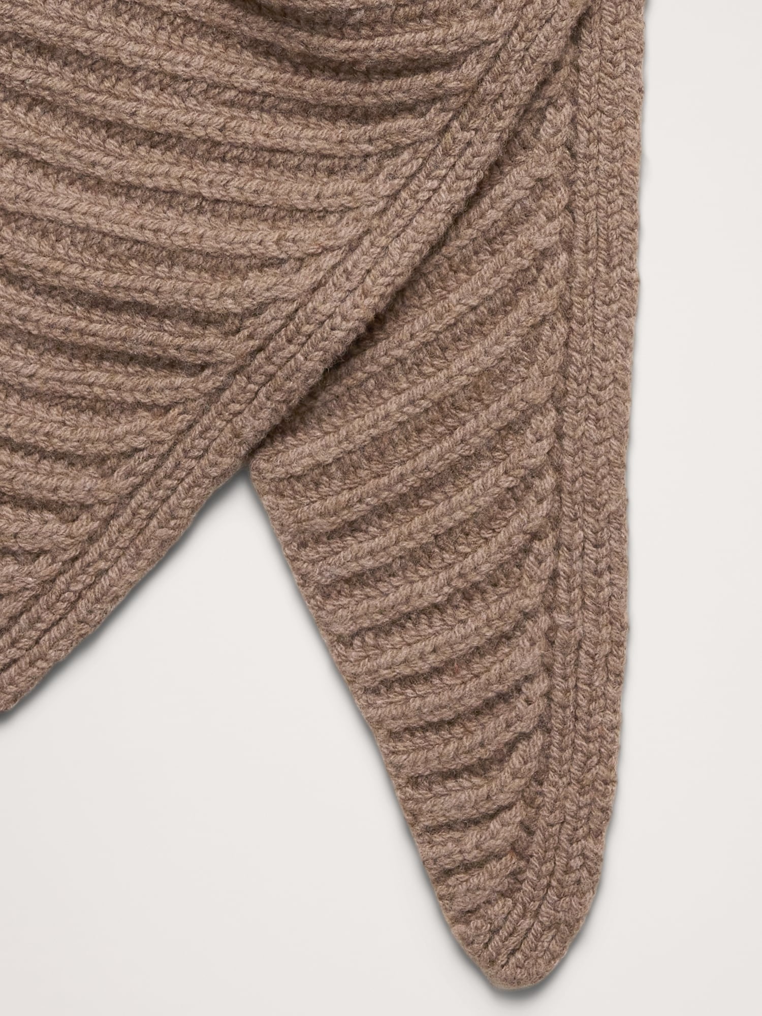 メリノコットン トライアングル スカーフ-2