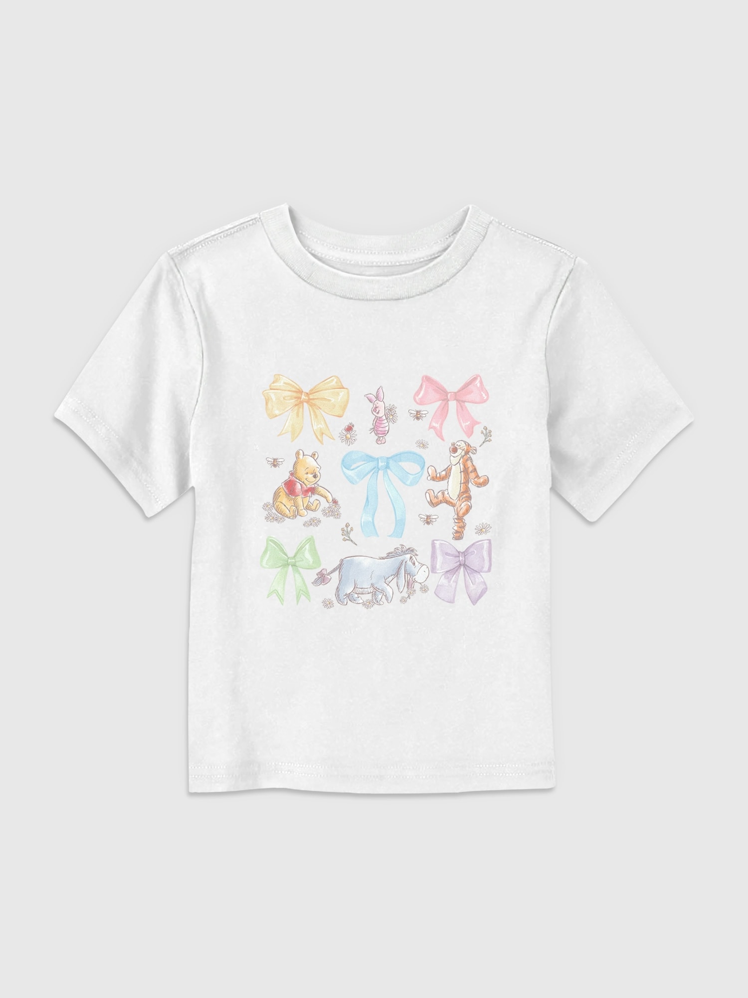 Toddler Winnie the Pooh Bows Graphic T-Shirt