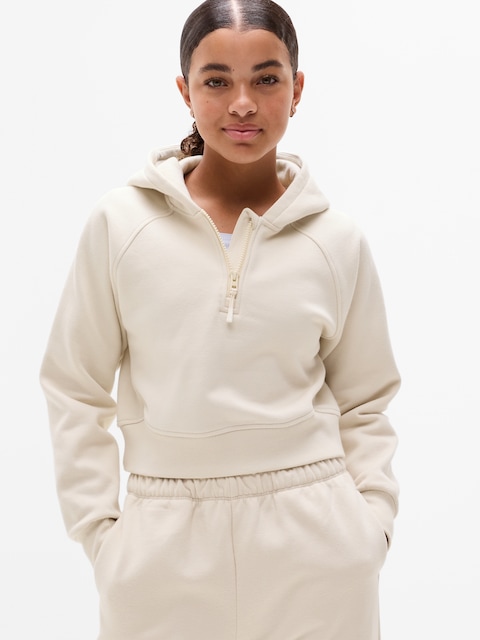 Athleta Girl All Day Half Zip Hoodie