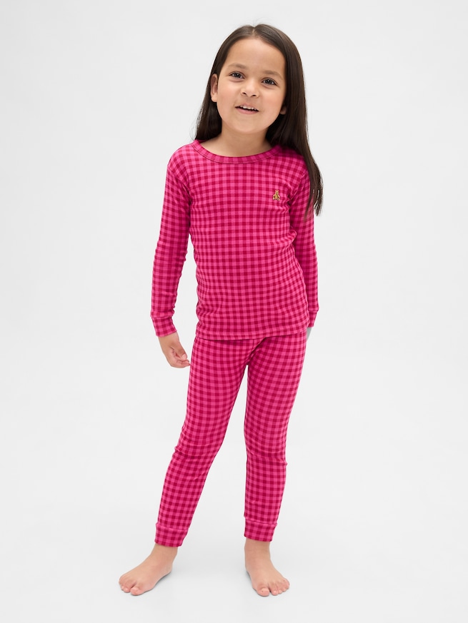 オーガニック ブラッシュドコットン パジャマセット (幼児・ベビー)-3