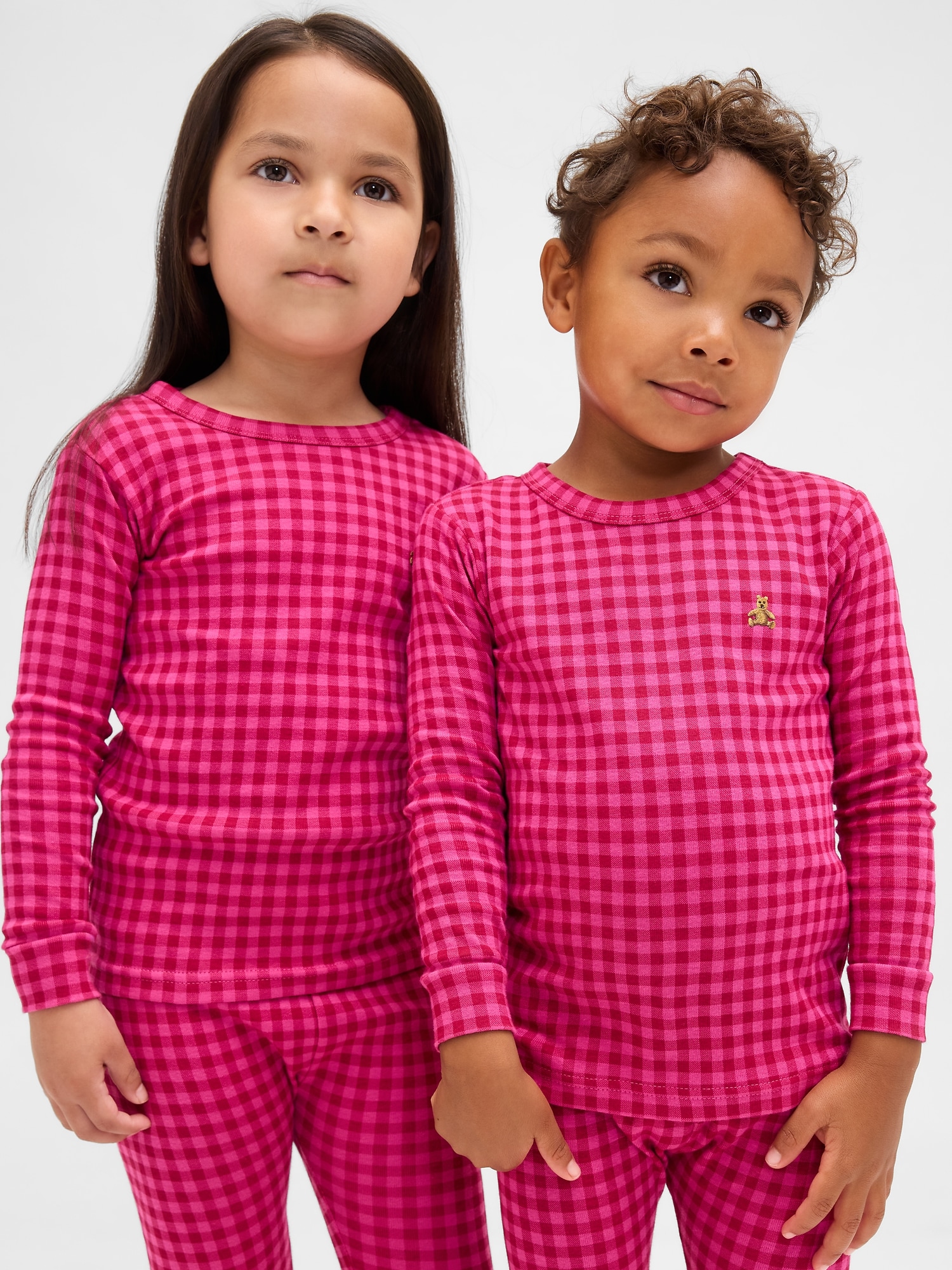 オーガニック ブラッシュドコットン パジャマセット (幼児・ベビー)-0