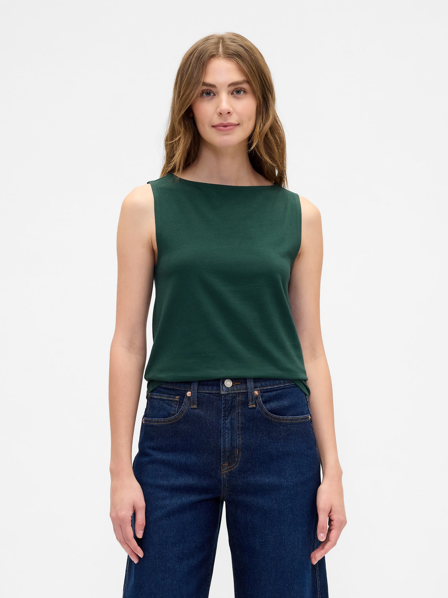 Boatneck Tank Top