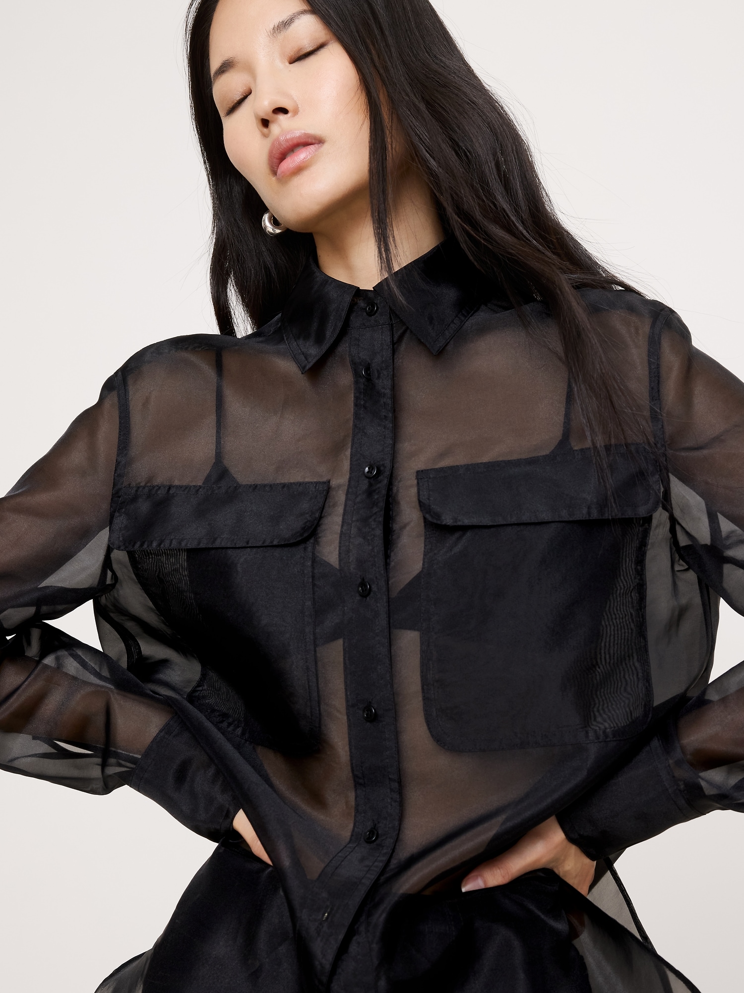 オーガンザ ユーティリティ シャツ-2 オーガンザ ユーティリティ シャツ-2