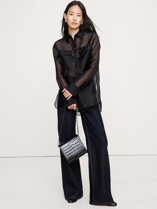 オーガンザ ユーティリティ シャツ