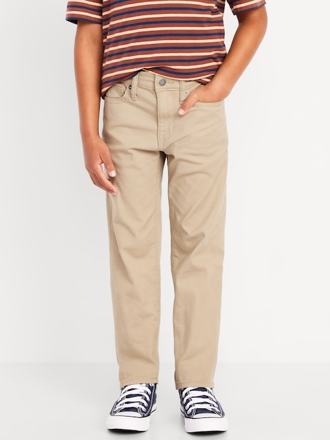 PANTALON ÉTROIT À EXTENSIBILITÉ 360° EN SERGÉ POUR GARÇON