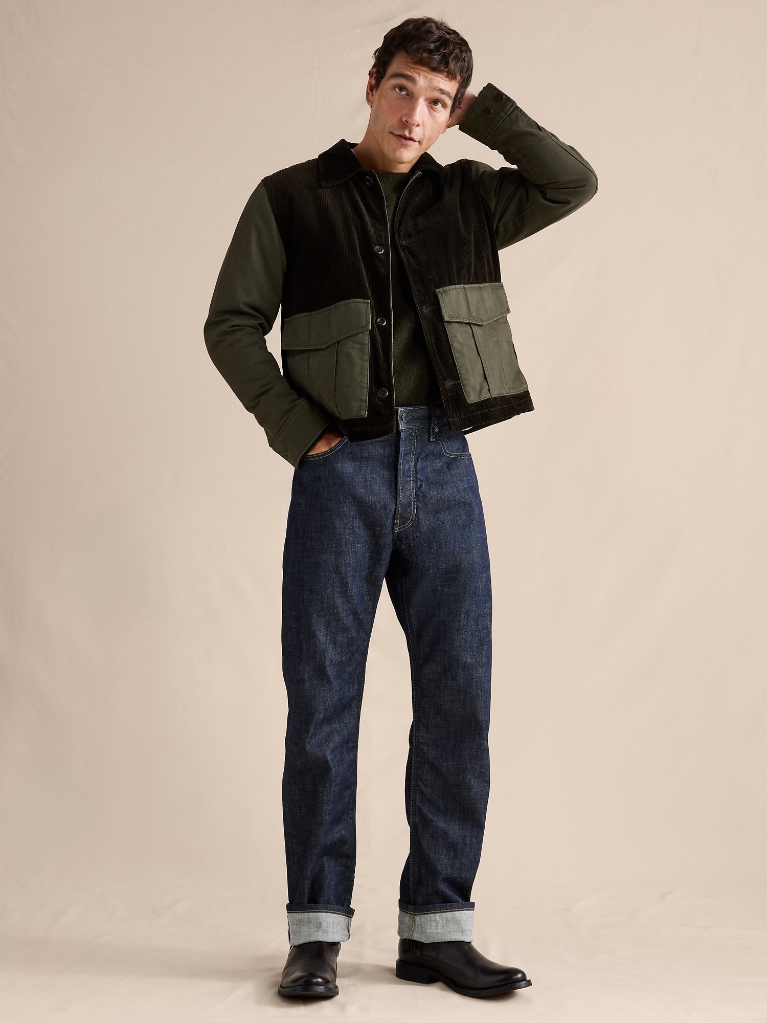 JEAN DROIT À LISIÈRE