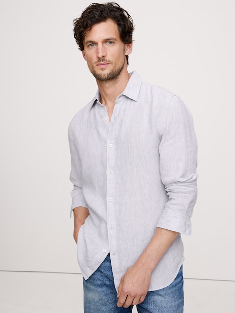 CHEMISE AJUSTÉE EN LIN