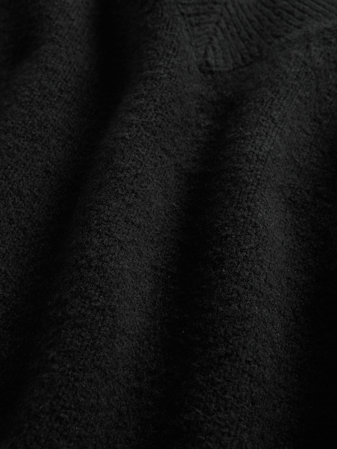 CashSoft カシミヤタッチ オーバーサイズ Vネックセーター-3