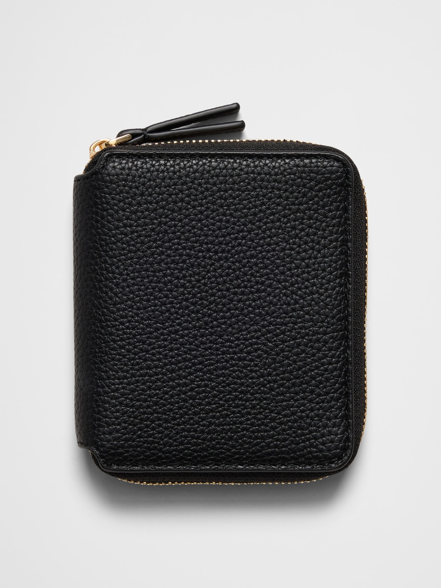 Vegan Leather Zip Wallet