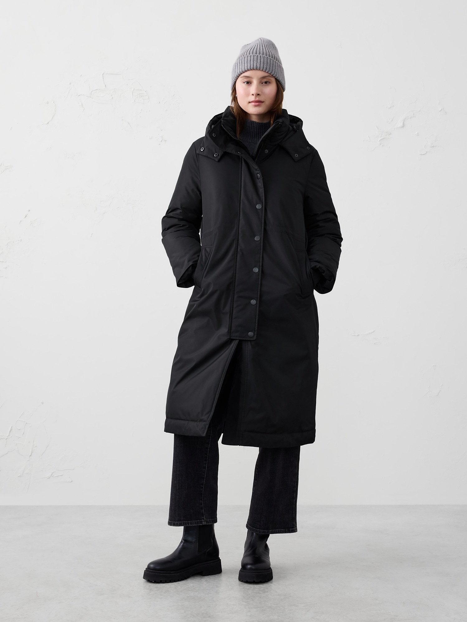 Long Puffer Coat