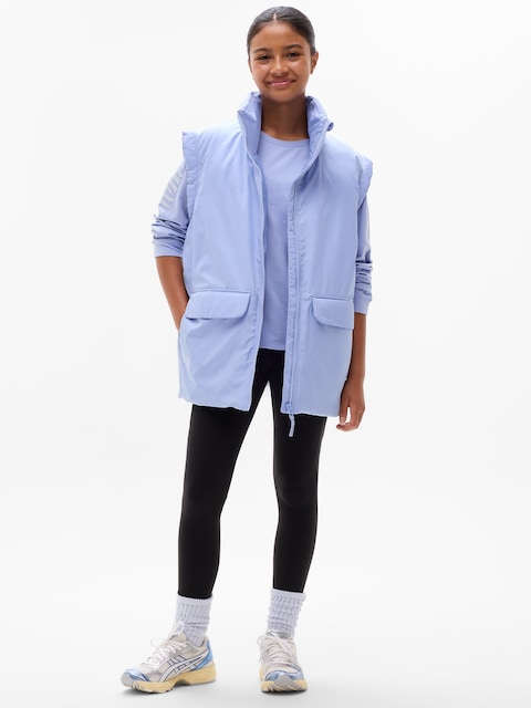 Athleta Girl Long Puffer Vest