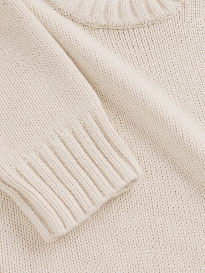 コットン100% オーバーサイズセーター-3