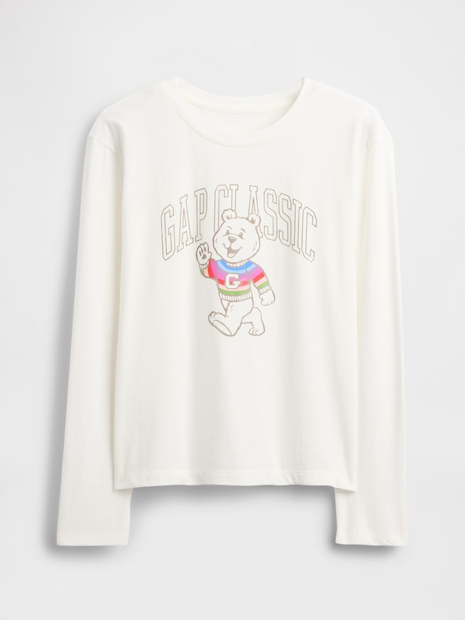 リラックスフィット グラフィック ロゴTシャツ (キッズ)-1