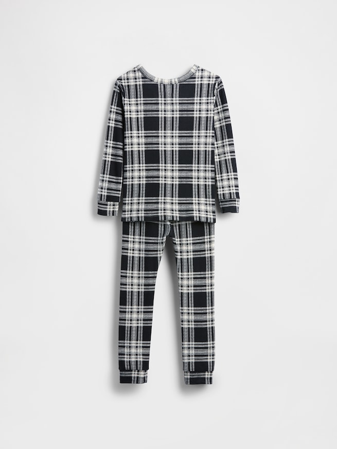 オーガニック ブラッシュドコットン ホリデー パジャマセット (幼児・ベビー)-1