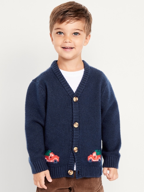 SoSoft Oversized Cardigan Sweater for Toddler Boys