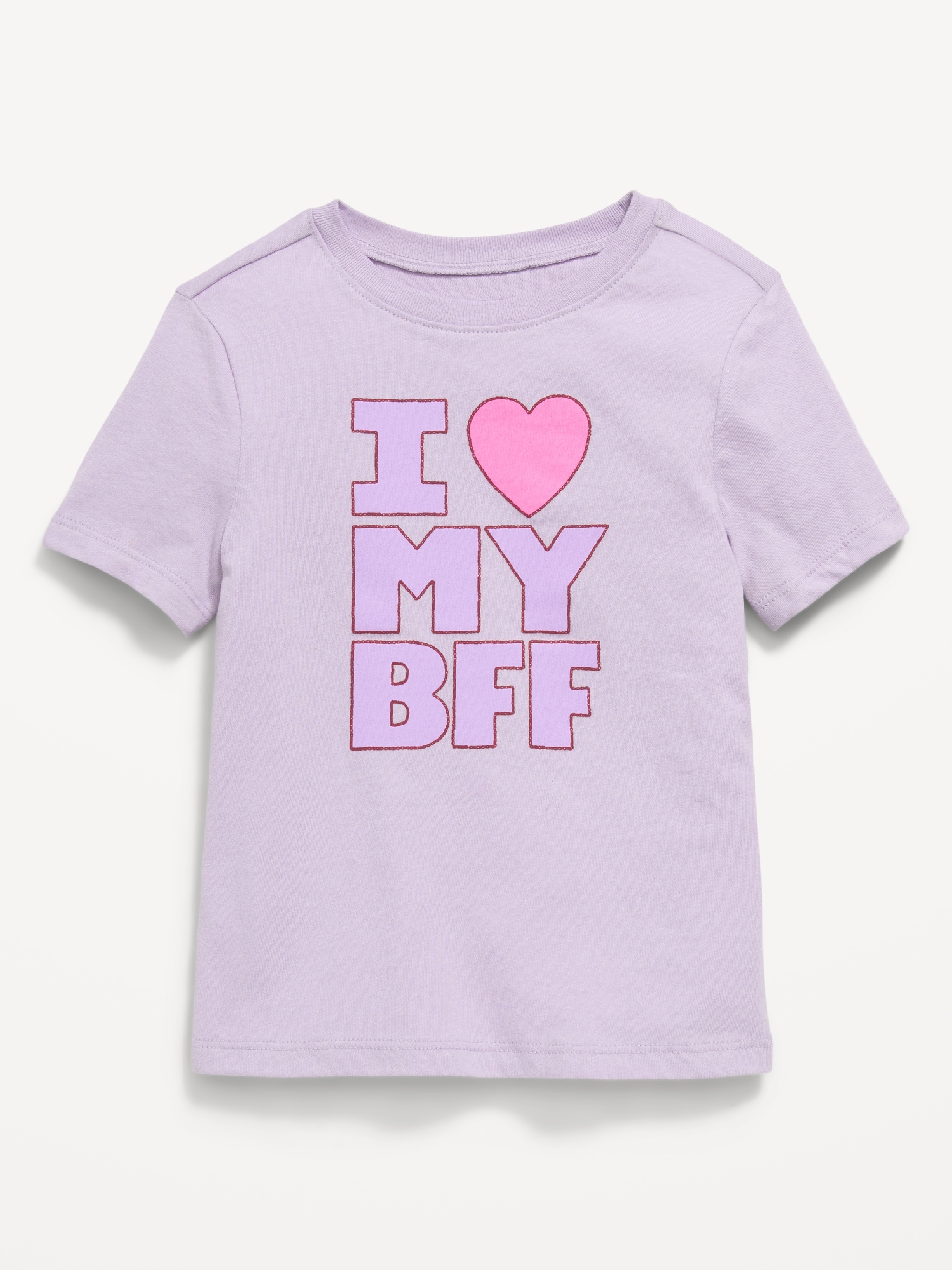 T-SHIRT À IMPRIMÉ À MANCHES COURTES POUR TOUTE-PETITE FILLE