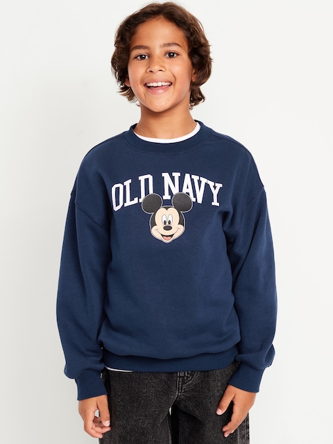 Disney© Oversized Gender-Neutral Logo-Graphic Sweatshirt for Kids