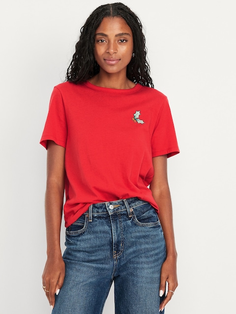 EveryWear Crew-Neck Graphic T-Shirt