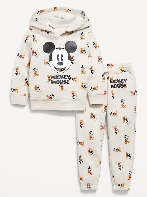 Disney© Mickey Unisex Graphic Pullover Hoodie and Joggers Set for Toddler