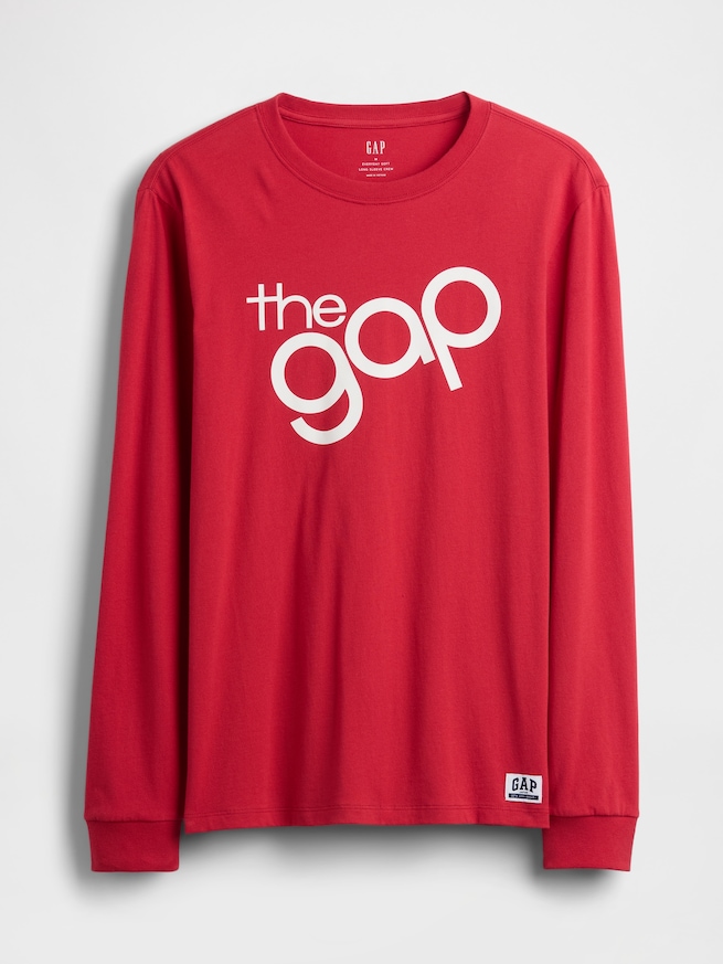 GAPロゴTシャツ-4