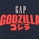 ゴジラ グラフィック GAPロゴ Tシャツ (キッズ)