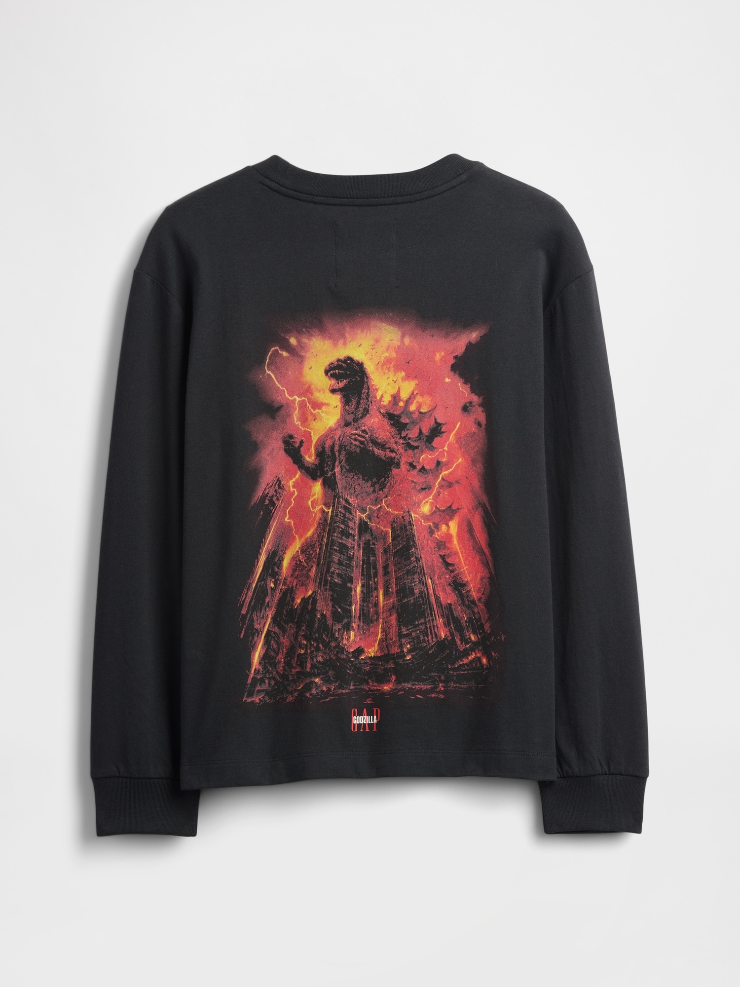 ゴジラ グラフィック GAPロゴ Tシャツ (キッズ)-1