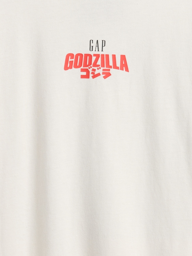 ゴジラ グラフィック GAPロゴ Tシャツ (キッズ)-2