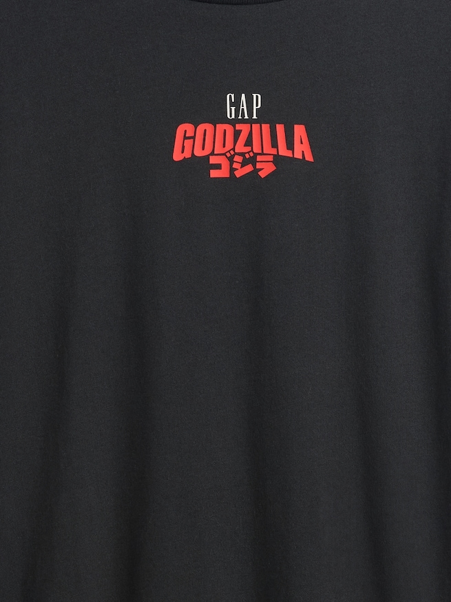 ゴジラ グラフィック GAPロゴ Tシャツ (キッズ)-2
