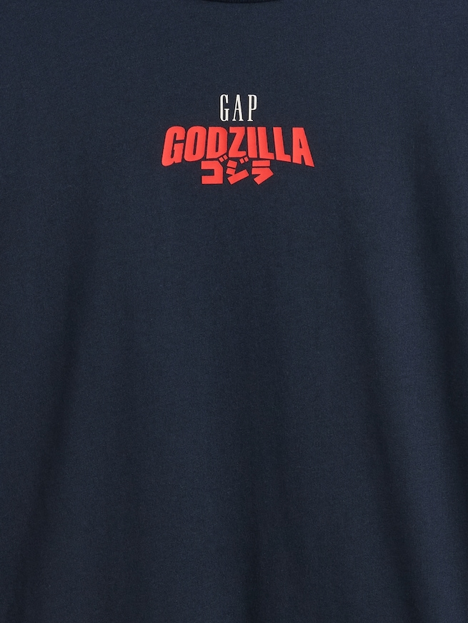 ゴジラ グラフィック GAPロゴ Tシャツ (キッズ)-2