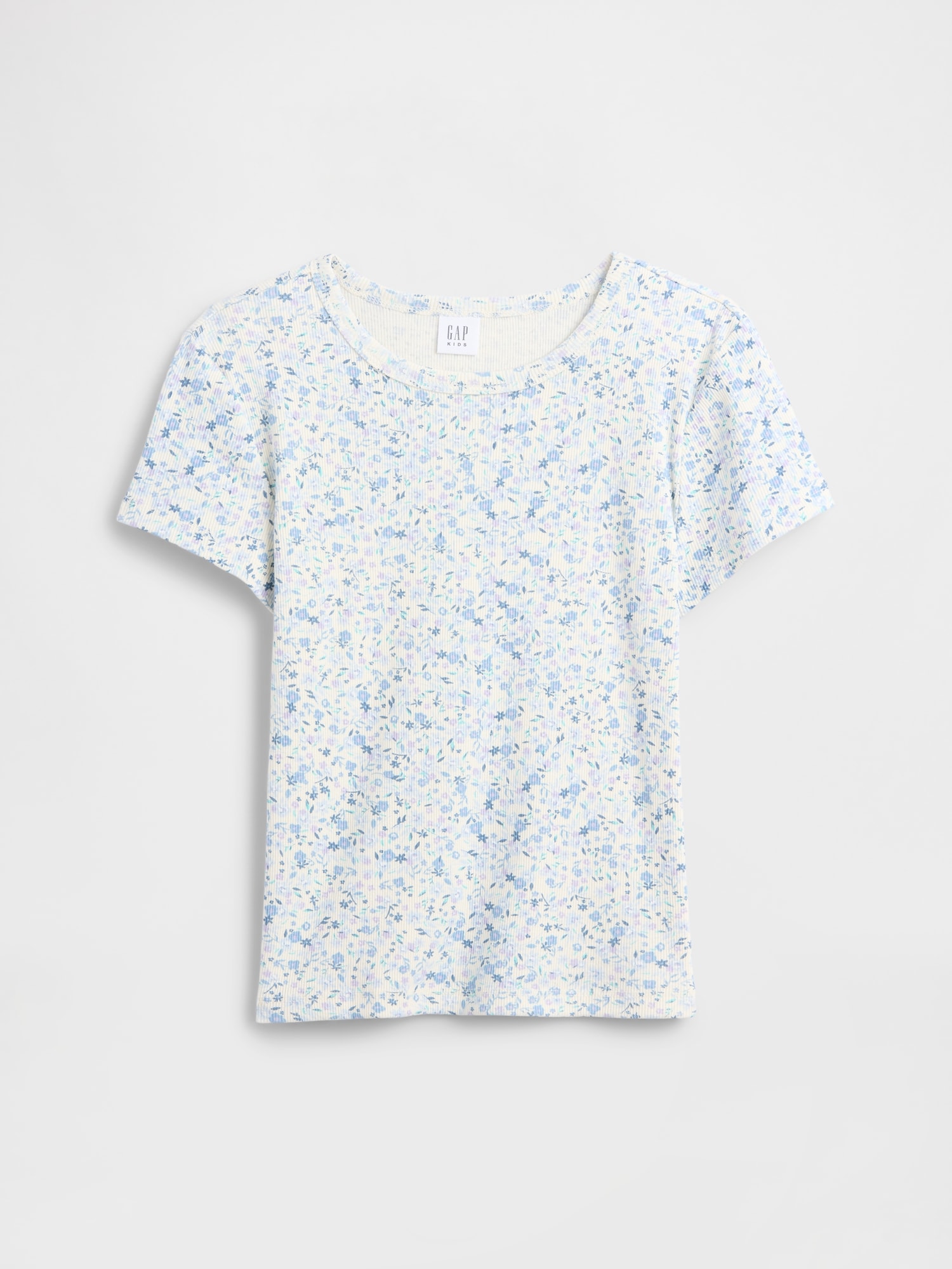 Kids Ribbed Pointelle T-Shirt