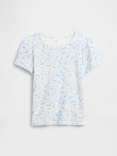 Kids Ribbed Pointelle T-Shirt