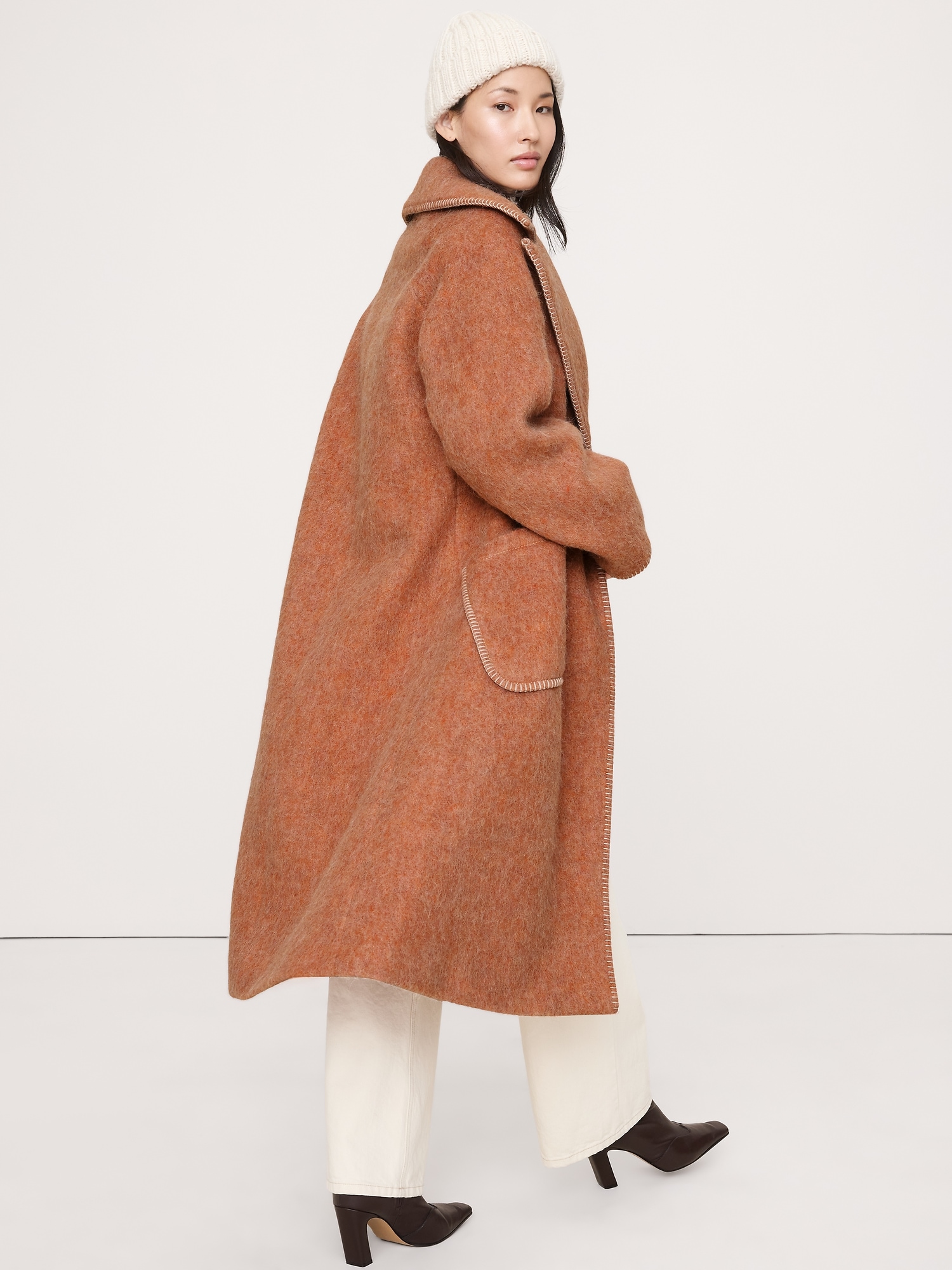 ファジー イタリアン ウールブレンド トップコート-1