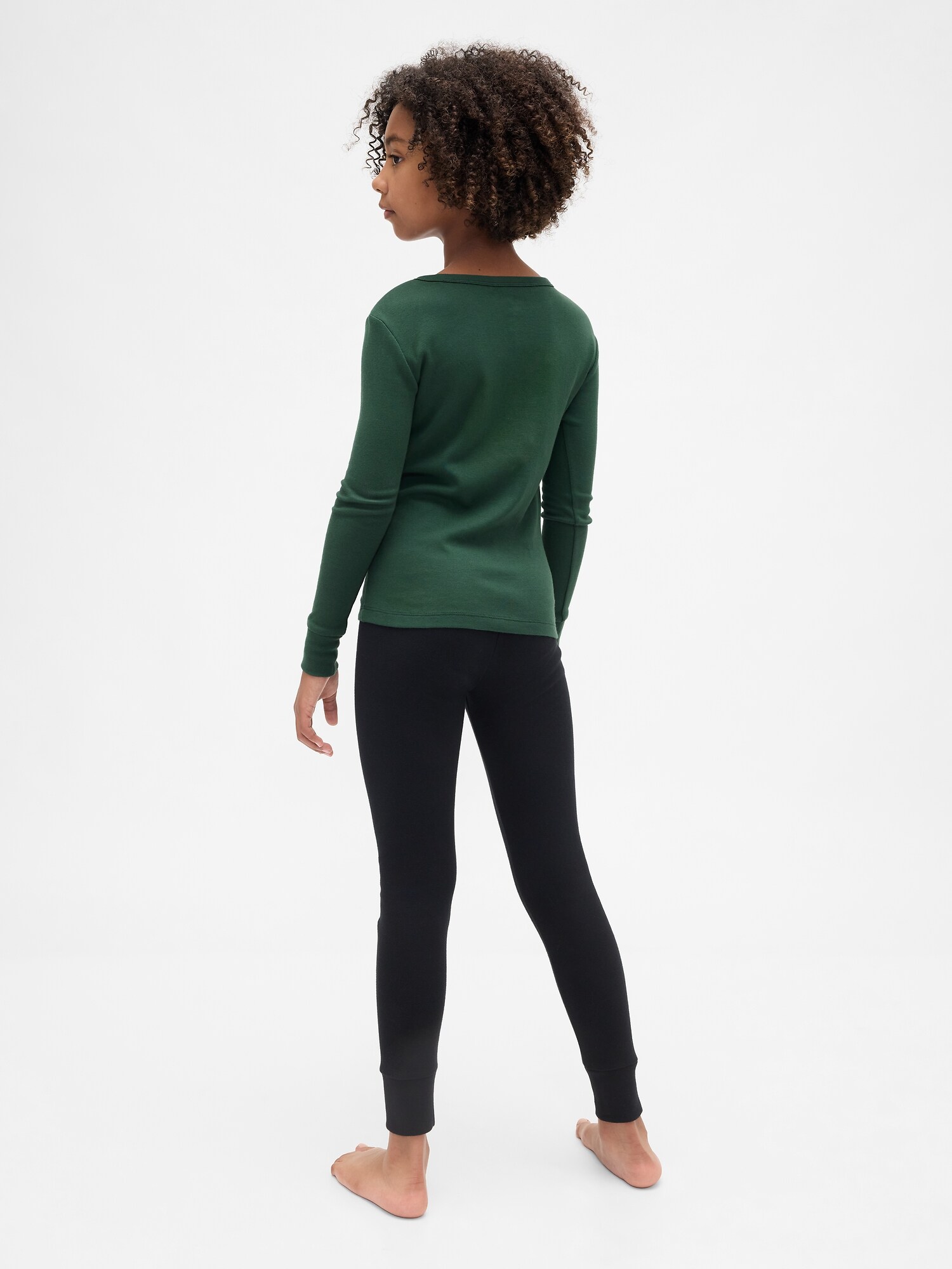 ウィキッド オーガニック ブラッシュドコットン パジャマセット (キッズ)-2