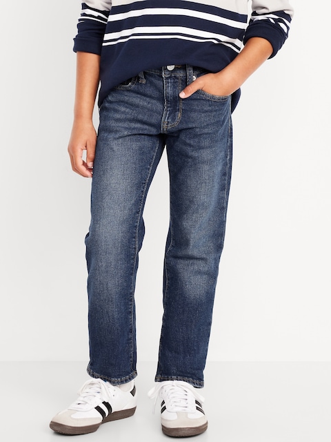 Straight-Leg Built-In Flex Jeans for Boys