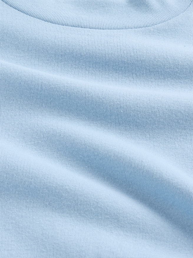 リブ モックネック Tシャツ (キッズ)-3