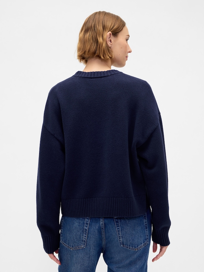 CashSoft カシミヤタッチ ブラナンベア GAPロゴ セーター-2