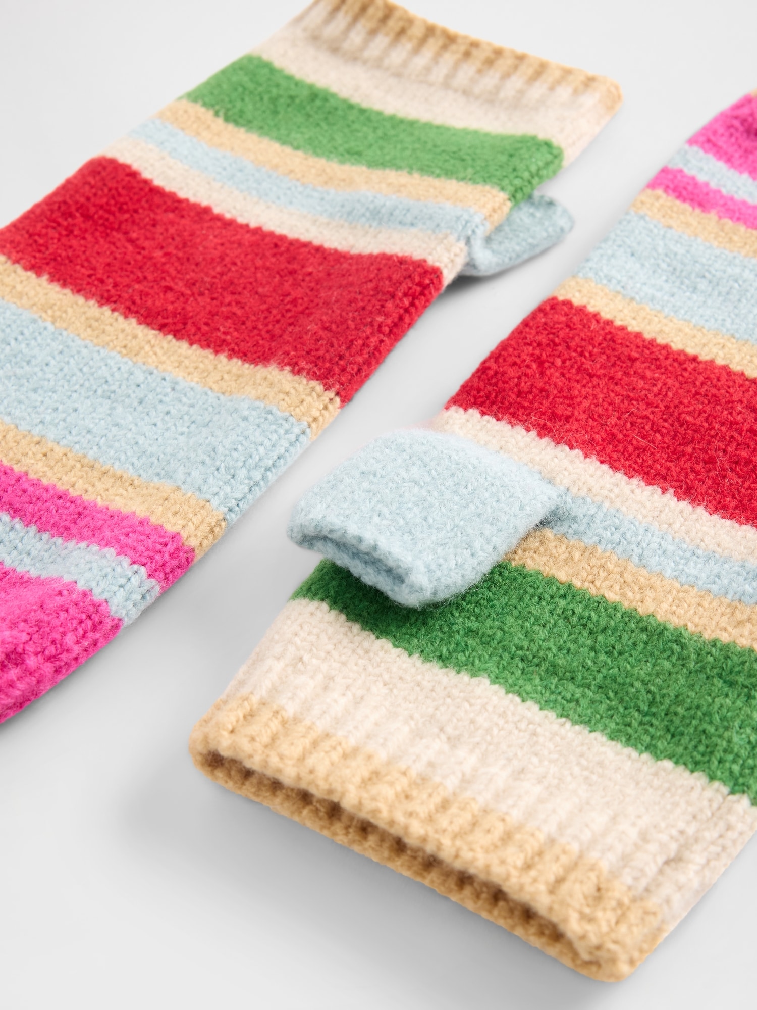 CashSoft カシミヤタッチ フィンガーレスミトン-1