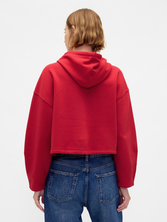 オーバーサイズ バレルスリーブ GAPロゴパーカー-2