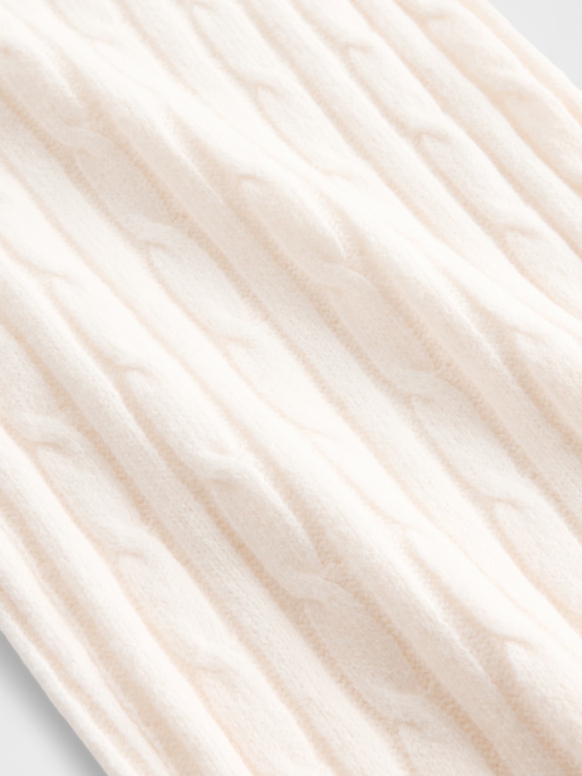 CashSoft カシミヤタッチ ケーブルニットパンツ-4