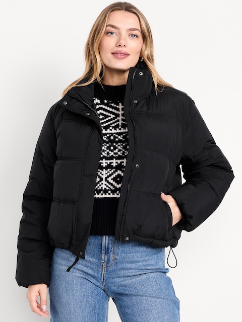 Water-Resistant Puffer Jacket