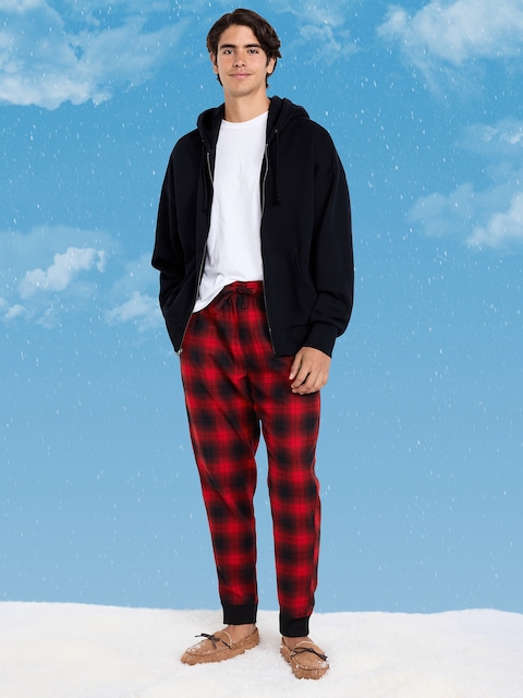 Plaid Flannel Pajama Joggers